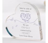 Pomchick | Gift for Family Heartfelt Keepsake Ornament Far Away Long Distance Birthday Christmas Gift for Mum Grandma Sister Cousin Auntie Niece Plaque