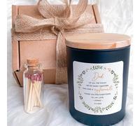 Pomchick - Gift for Father of The Bride Personalised Wedding Day Scented Candle Bride to Dad Gift with Message Keepsake for Walking Down The Aisle