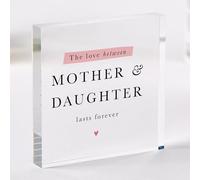 Pomchick | Gift for Mum or Daughter Sentimental Acrylic Plaque Gift for Mum's Birthday Mother's Day Christmas Wedding Mother of the Bride