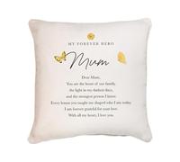 Pomchick Mum Cushion Gift Mother's Day Birthday Present Sentimental Throw Pillowcase Cosy Home Decor Pillow from Daughter Son I Love You Mummy Mama