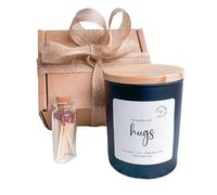 Pomchick - No Words just hugs Candle Gift Box for Her Him Sending You hugs in Candle Thinking of You Gifts Gift for Friend Get Well Soon Sympathy