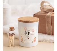 Pomchick - Personalised Birthday Candle Gift for Her with Name & Age 18th 20th 30th 40th 50th Birthday Gift for Mum Daughter Friend Grandma Nanny Aunt