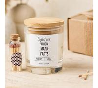 Pomchick - Personalised Funny Candle Gift for Husband, Boyfriend or Housemate Cheeky Birthday or Joke Present for Men Vegan Soy Wax Humour Keepsake