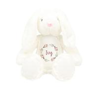 Pomchick - Personalised Toy with Name Bunny Unicorn New Babies Gift for Girls Boys Customised Plush Soft Rabbit Teddy Penguin Elephant Lion Cuddly Toys Baby Shower Gifts