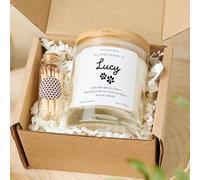 Pomchick - Pet Memorial Candle for Cat or Dog Loss in Loving Memory Keepsake Thoughtful Sympathy Remembrance Present for Pet Owners