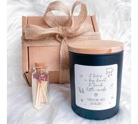 Pomchick - Teacher Candle Gift Set Thank You Present for Nursery Primary Reception End of Term Teacher's Day It Takes Big Heart to Teach Little Minds