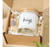 Pomchick - Thinking of You Gift No Words Just Hugs Candle Comforting Sympathy Get Well Soon Present for Friend Him Her