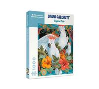Pomegranate 1000-Piece Jigsaw Puzzle for Adults, David Galchutt's Tropical Trio, Matte Finish, Snug Fit