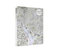Pomegranate 1000-Piece Jigsaw Puzzle for Adults, Double-Sided Puzzle with Map of DC and The Declaration of Independence, Gareth Fuller Map Art, Matte Finish, Snug Fit