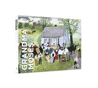 Pomegranate 1000-Piece Puzzle for Adults, Grandma Moses Moving Day | Matte finish, snug fit, 25x20" jigsaw puzzle, American folk art, Grandma Moses Moving Day on the Farm
