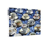 Pomegranate 1000-Piece Jigsaw Puzzle for Adults, Sherrie Wolf's Sea of Tea, Matte Finish, Snug Fit