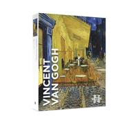 Pomegranate 500-Piece Jigsaw Puzzle for Adults, Vincent Van Gogh's Terrace of a Café at Night, Large Piece Puzzle, Matte Finish, Snug Fit