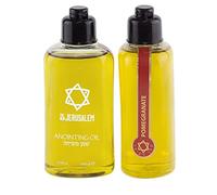 Pomegranate Anointing Oil from Jerusalem - Premium Handmade Blend, 100% Natural Fragrance & Extra Virgin Olive Oil - Ancient Bible Scents - for Religious Ceremony, Gifts, Souvenirs 100 ml