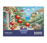 Pomegranate Blossom Jigsaw Puzzles 1000 Piece for Adults Challenging Puzzles Gifts for Men Home Decoration 100% Recvcled Cardboard 52x38cm/1000pcs
