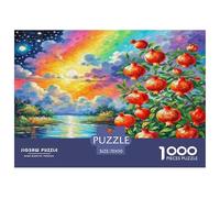 Pomegranate Blossom Puzzle 1000Pc Jigsaw Adults Kids Puzzles Games Home Decoration Inspirational Games Educational Reliever Difficult 1000pcs 70x50cm/1000pcs