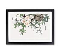 Pomegranate by Morimoto Toko Framed Print | A2 Black Framed Wall Art | Ready to Hang | Modern Nature Picture | Living Room Bedroom Lounge Office