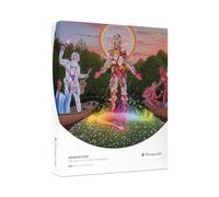 Pomegranate Circular 500-Piece Jigsaw Puzzle for Adults, Adrian Cox's The Birth of Spirit Gardener, Circular Puzzle, Matte Finish, Snug Fit