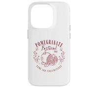 Pomegranate Festival Vintage Lineart Illustration Fruit Art Case for iPhone 14 Pro