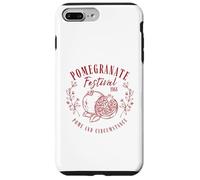 Pomegranate Festival Vintage Lineart Illustration Fruit Art Case for iPhone 7 Plus/8 Plus