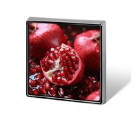 Pomegranate fruit Cartoon Turtle Pattern Lapel Pin for Men Women Square Fashion Brooch Pin - Cute Enamel Badges, Aluminum Alloy Metal Pinback for Hats, Shirts, Bags, Jackets & Accessories