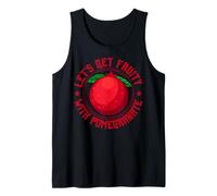 Pomegranate Fruit Lover Food Nutritionist Farmer Healthy Tank Top