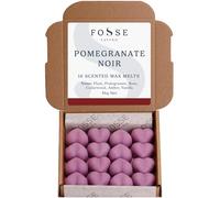 Pomegranate Noir Soy Wax Melts 16 Pack | Rich, Sultry & Luxurious | Natural, Vegan & Plastic Free | Up to 96 Hrs Scent | Pet Safe | Handmade in UK - Fosse Living