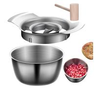 Pomegranate Opener - 330 g Stainless Steel Kitchen Set, Robust Pomegranate Peeler, Practical Coring and Peeler Tool for Home, Fruit Removal, Kitchen Organisation, Household, Baking and Cooking Aid