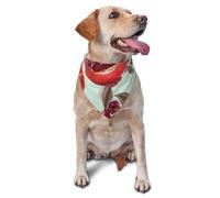 Pomegranate Pattern Dog Bandana Pet Scarf Accessories for Small Medium Dogs Cats Photo Prop, Triangle Pet Bandanas Adjustable Puppy Bib Washable Dog Kerchief Puppy Neckerchief