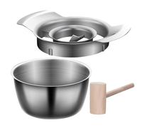 Pomegranate Peeler - 6.93 X 3.54 X 2.36 Inch - Stainless Steel Fruit Tool With Bowl | Pomegranate Aril Removal Tool, Easy Remove Kitchen Gadget For Pomegranate, Domesti Kitchen