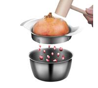 Pomegranate Peeler, Pomegranate Seeder Peeling Tool, Stainless Steel Pomegranate Seeder Peeling Tool, Anti-slip Pomegranate Seed Remover, Fruit Vegetable Peeling Machine Tools for Kitchen (Style C)