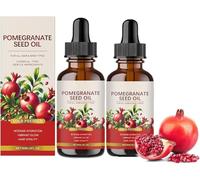 Pomegranate Seed Oil - 100% Cold-Pressed Organic Pomegranate Seed Oil, Deep Hydration, Improves Elasticity, Pure Natural Moisturizing Essence, for Skin & Hair (2 Pcs)