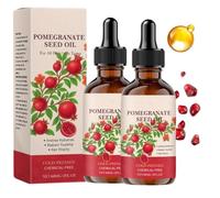 Pomegranate Seed Oil, 100% Cold-Pressed Pomegranate Seeds Oils for Skin and Hair Care, Improves Skin Elasticity & Promotes Healthy Hair, Pure & Natural Pomegranates Seed Oils (2)