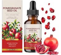 Pomegranate Seed Oil - 100% Natural Cold Pressed Pomegranate Seed Oil, Deep Hydrating, Organic Moisturizing Essence, Exquisite Essence Organic Cold Pressed for Anti-Aging (1)
