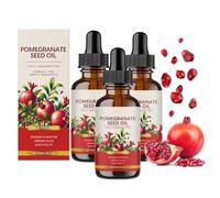 Pomegranate Seed Oil - 100% Natural Cold Pressed Pomegranate Seed Oil, Moisturizing Seed Essence, Cold Pressed Essential Oils for Anti-Aging Skin Care, Body Oil for Women (3pcs)
