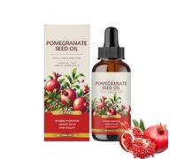 Pomegranate Seed Oil, 100% Natural Cold Pressed Pomegranate Seed Oil, Organic Essence for Skin & Hair, Long Lasting Moisturizing, Improves Skin Elasticity & Promotes Healthy Hair (1, 60ml)