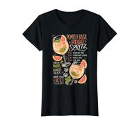 Pomelo Basil Hugo Spritz Cocktail Recipe Wine Drink Value Graphic T-Shirt