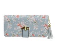 Pomelo Best Women's Purse Multicoloured Striped Wallet, Chinarose, M, Classic