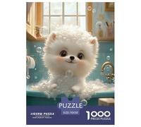 Pomeranian 1000 Piece Jigsaw Puzzles for Adults Challenging Games Home Decoration Family Puzzle Game Birthday Gifts 70x50cm/1000pcs