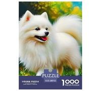 Pomeranian, 1000-piece Puzzle, Leisure And Mental Challenge in One, Perfect for Collectors Or Art Lovers, Suitable for Ages 10+, 52x38cm/1000pcs