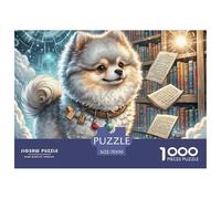 Pomeranian-1000 Pieces, Puzzle Series with The Most Loved Library for Adults And Children from 14 Years, Multicoloured, 70x50cm/1000pcs