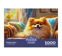 Pomeranian 1000pc Jigsaw Puzzle Ultra Difficult Stress Relief Puzzle Made in UK Missing Piece Guarantee 100% Recycled 52x38cm/1000pcs