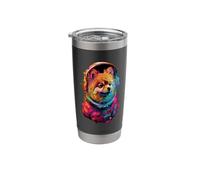 Pomeranian Astronaut Stainless Steel Insulated Tumbler