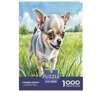 Pomeranian Dog 1000 Pieces Animal Jigsaw Puzzles with Paper Art Perfect for Relaxation for Adults And Kids Age 12 Years Up Fun Challenges 38x26cm/1000pcs