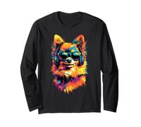 Pomeranian Dog Design Puppy Pom Cute German Dwarf Spitz Long Sleeve T-Shirt