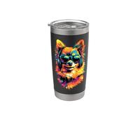 Pomeranian Dog Design Puppy Pom Cute German Dwarf Spitz Stainless Steel Insulated Tumbler