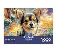Pomeranian Dog Jigsaws 1000 Piece Puzzle Impossible Fit Together Perfectly Wall Decor for Adults And Kids 52x38cm/1000pcs