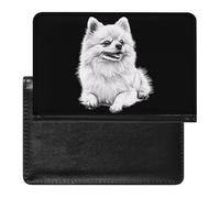 Pomeranian Dog Passport Holder Cover Wallet Slim Passport Protector Card Holder Travel Accessories
