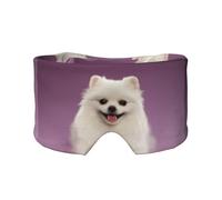 Pomeranian Dog Pattern, Full Eye Covers Light Blocking Eye Mask Sleep Eye and Ear Muffs