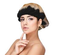 Pomeranian Dog Puppy Cute,Adjustable Silk Hair Wrap Adult's Satin Sleeping Cap Hair Women's Elastic Sleep Bonnet