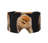 Pomeranian Dog Puppy Cute, Full Eye Covers Light Blocking Eye Mask Sleep Eye and Ear Muffs